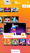 Mr. Saxobeat on the Just Dance Now menu (2017 update, phone)