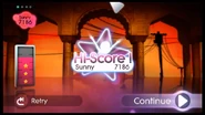 Just Dance 2 scoring screen