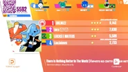 Just Dance Now scoring screen (2017 update)