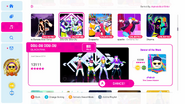 Ddu-Du Ddu-Du on the Just Dance 2021 menu