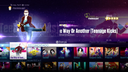 One Way Or Another (Teenage Kicks) on the Just Dance 2016 menu