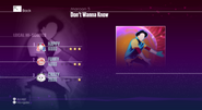 Just Dance 2017 routine selection screen