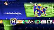 Waka Waka (This Time for Africa) (Football Version) on the Just Dance 2018 menu