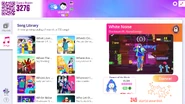 White Noise on the Just Dance Now menu (computer)