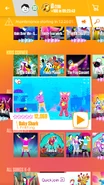 Baby Shark on the Just Dance Now menu (2017 update, phone)
