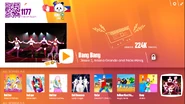 Bang Bang on the Just Dance Now menu (2017 update, computer)