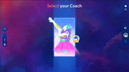 Just Dance 2024 Edition coach selection screen