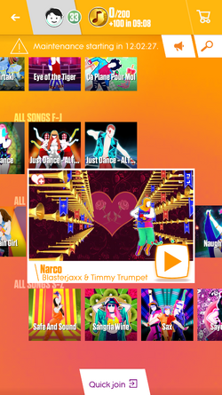 Narco, Just Dance Wiki
