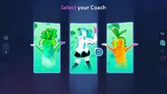 Just Dance 2023 Edition coach selection screen