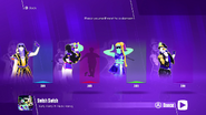 Just Dance 2018 coach selection screen (8th-gen, camera)