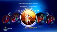 Walklike jd3 store menu wii.png (937 KB) Walk Like an Egyptian in the Just Dance 3 store (Wii)