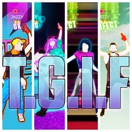 Jd2014 tgif promo.jpg (297 KB) Promotional image (along with Turn Up the Love, C’mon, and Can’t Hold Us)