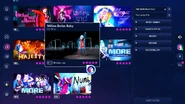 Million Dollar Baby no menu do Just Dance 2023 Edition