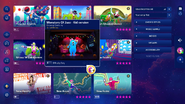 Monsters of Jazz on the Just Dance 2024 Edition menu