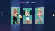 Just Dance 2023 Edition coach selection screen