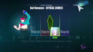 Just Dance 2015 coach selection screen (camera)