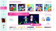 C’mon on the Just Dance 2020 menu