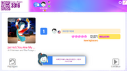 Just Dance Now scoring screen (2020 update)