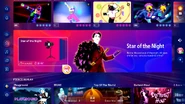 Just Dance 2024 Edition banner screen ("Star of the Night")