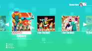 Vodovorot on the Just Dance 2020 menu (Wii)