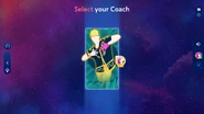 Just Dance 2024 Edition coach selection screen (outdated)