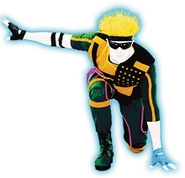 The album coach seen in The Art of Just Dance (10th Anniversary Edition)
