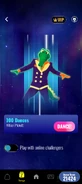 Just Dance Now coach selection screen (2024 update, phone)