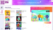 Bubble Pop! (Bubble Gum Version) on the Just Dance Now menu (2020 update, computer)