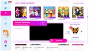 Carmen (Overture) on the Just Dance 2019 menu