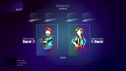 Just Dance 2014 coach selection screen (camera)