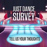 The background on a post promoting a feedback survey