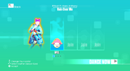 Just Dance 2020 coach selection screen (Wii)