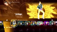 24K Magic (Extreme Version) on the Just Dance 2018 menu (8th-gen)