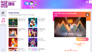 Lay All Your Love On Me on the Just Dance Now menu (2020 update, computer)