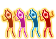 Dance Crew Gold Move pictogram (Flying Get)