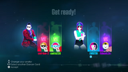 Just Dance 2015 coach selection screen (controller)