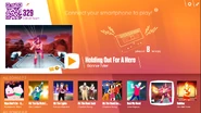 Holding Out for a Hero on the Just Dance Now menu (2017 update, computer)