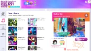Rather Be on the Just Dance Now menu (computer)