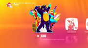 "KIDS" main menu icon