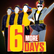 Os dançarinos na foto "6 Mais Dias"