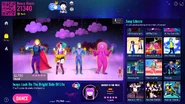 Always Look On The Bright Side Of Life on the Just Dance Now menu (2024 update, computer)
