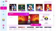 Le Freak on the Just Dance 2019 menu