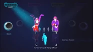 Just Dance 3 coach selection screen (Xbox 360)