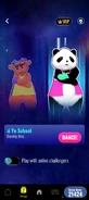 Just Dance Now coach selection screen (2024 update, phone)