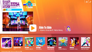 Side to Side on the Just Dance Now menu (2017 update, computer)