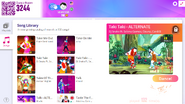 Taki Taki (Caveman Version) on the Just Dance Now menu (computer)