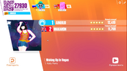 Just Dance Now scoring screen (2017 update)