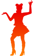 P3’s silhouette from Just Dance Wii U’s website[7]