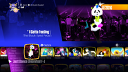 I Gotta Feeling on the Just Dance 2018 menu