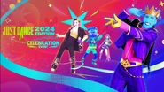 Just Dance 2024 Edition Celebration promotional image 1 (along with Wanderlust and Dahlia)